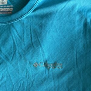 Columbia Men's Aqua Short Sleeve Tee